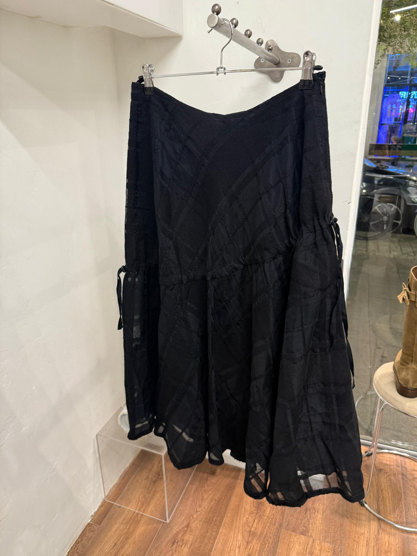 Crescent Drawstring Skirt