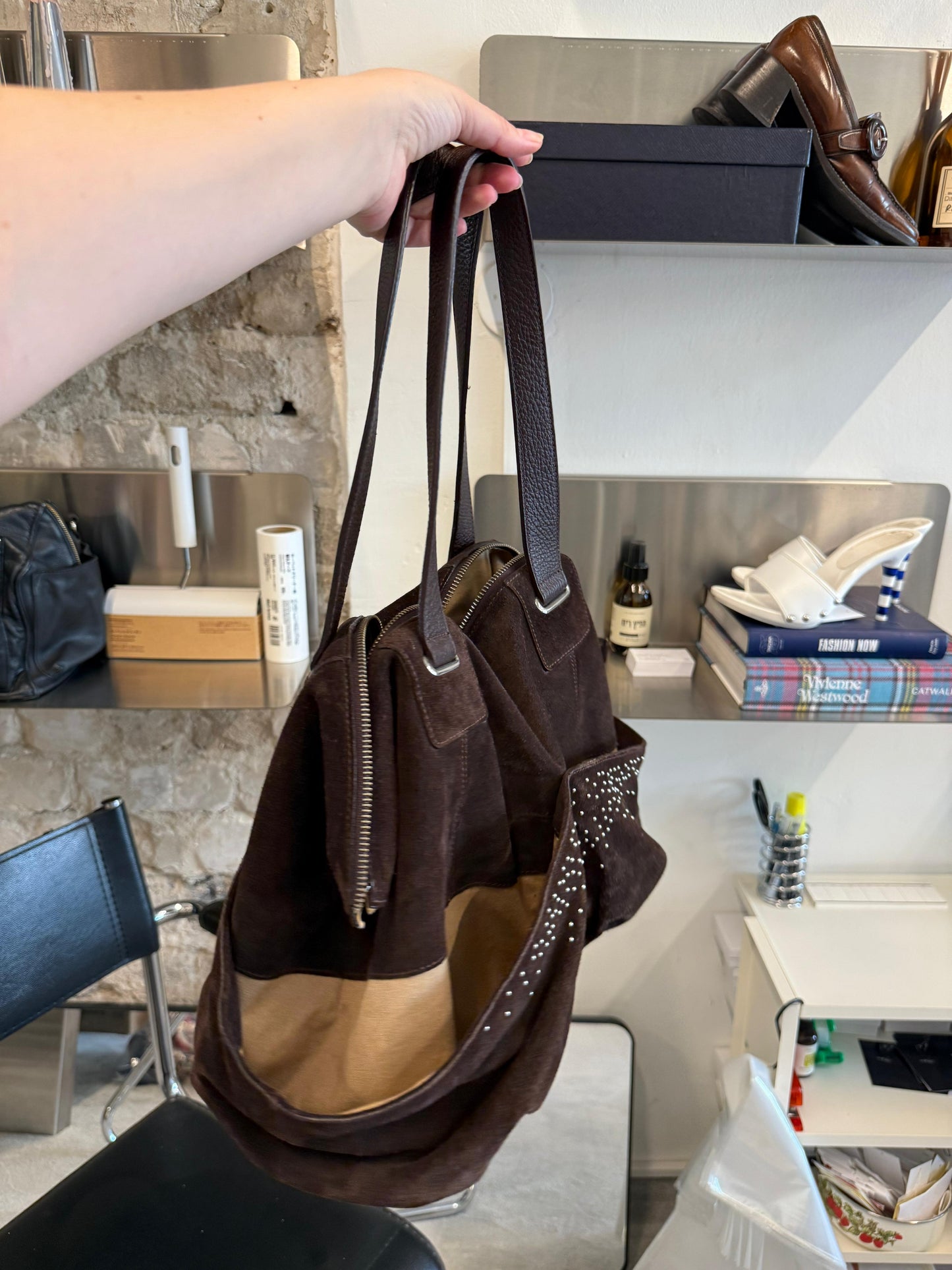 Sportmax Suede Bag