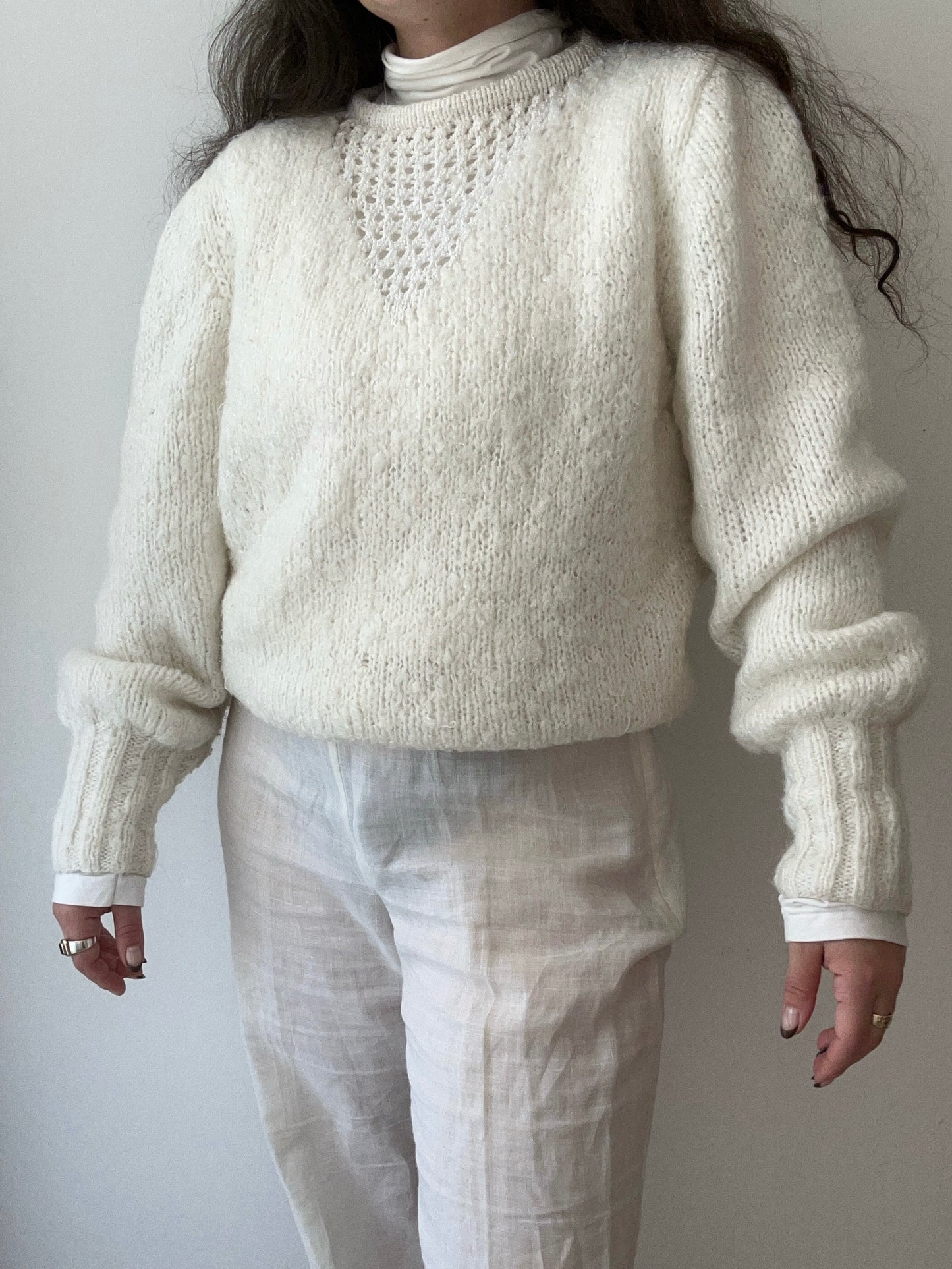 Handmade knitted sweater