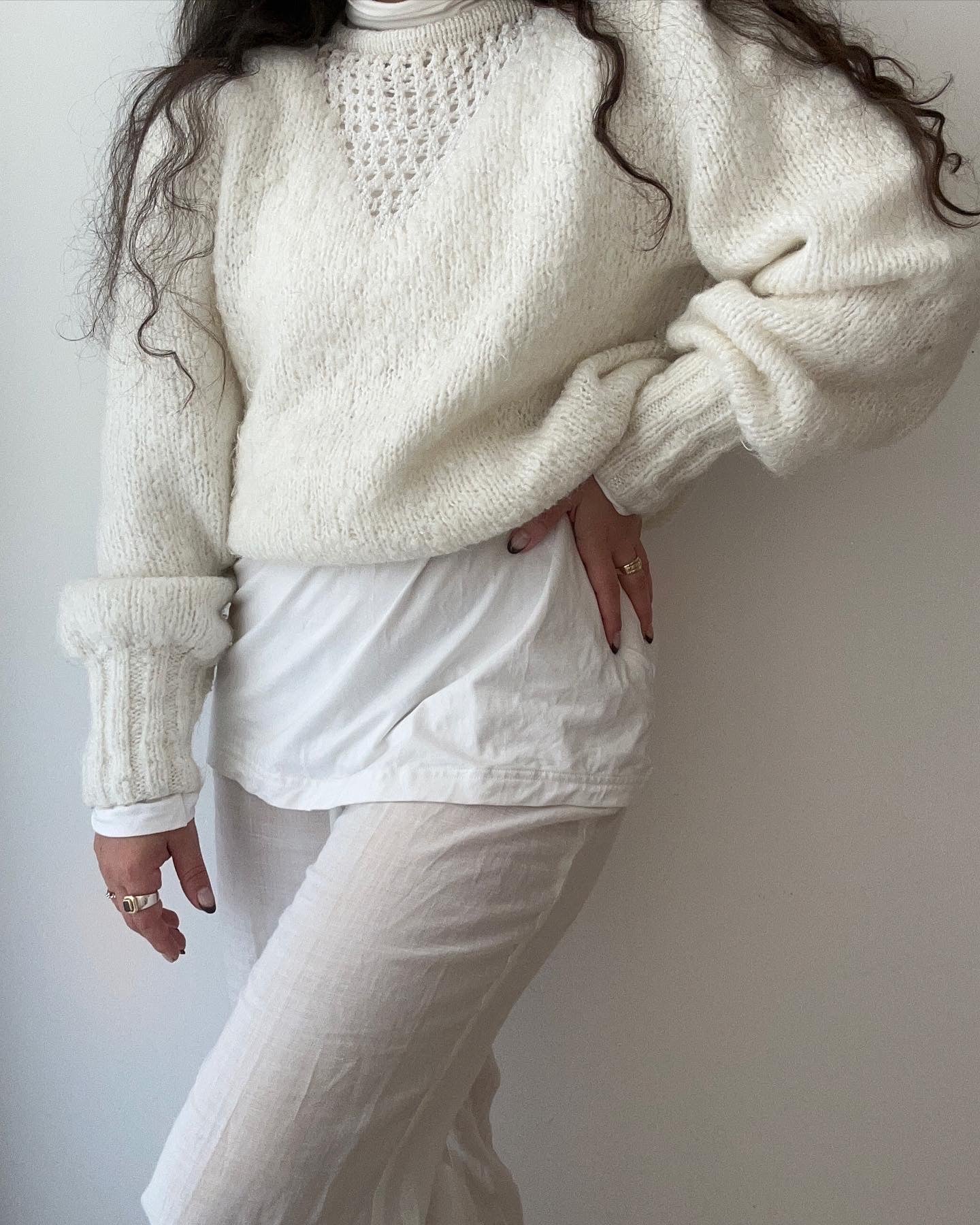 Handmade knitted sweater