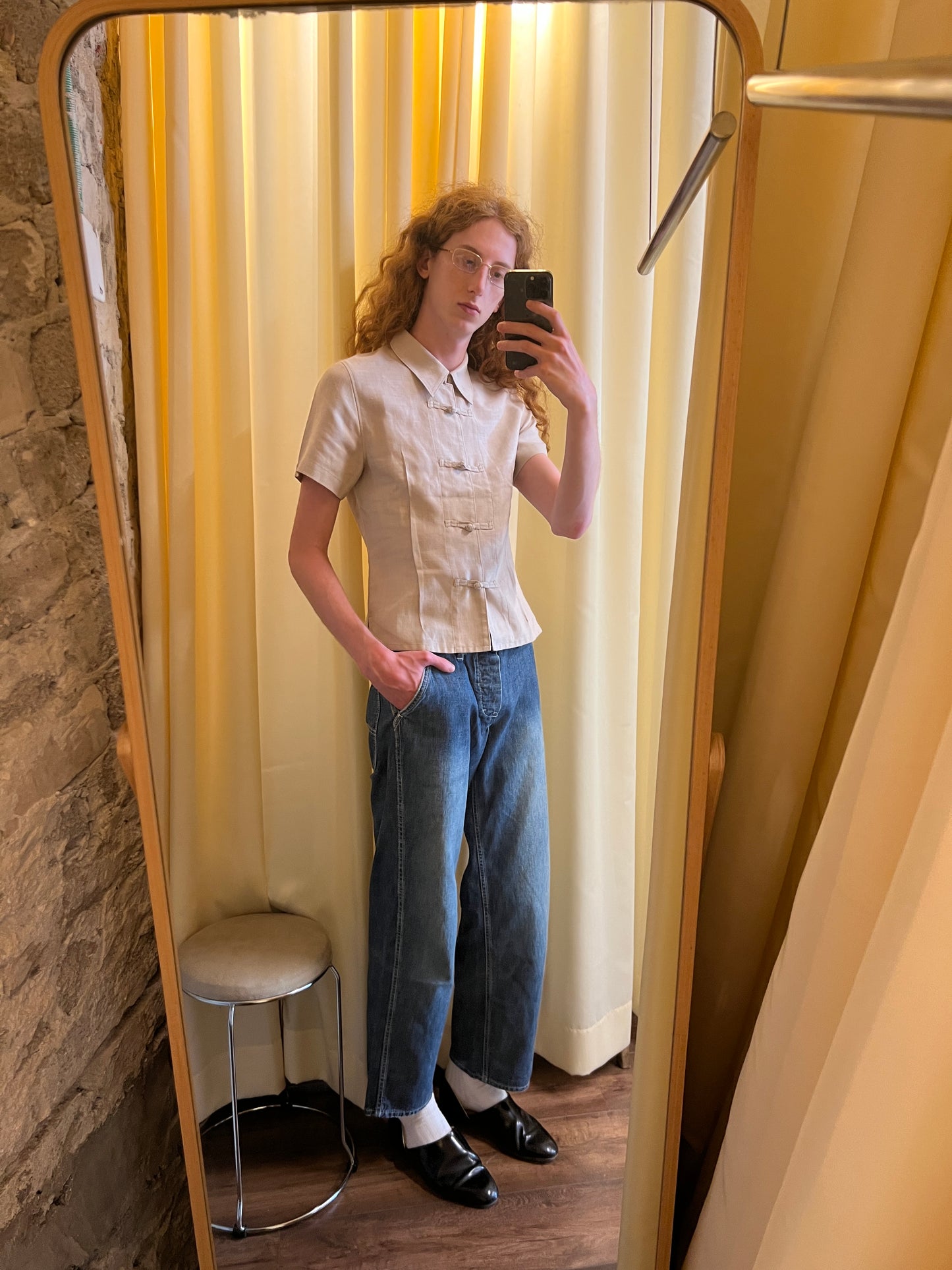 Tricot Comme des Garçons 1992 Chinese Shirt