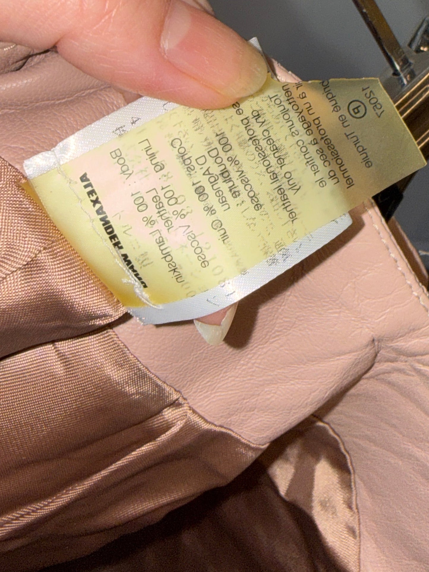 Alexander Wang Lambskin Mini Skirt