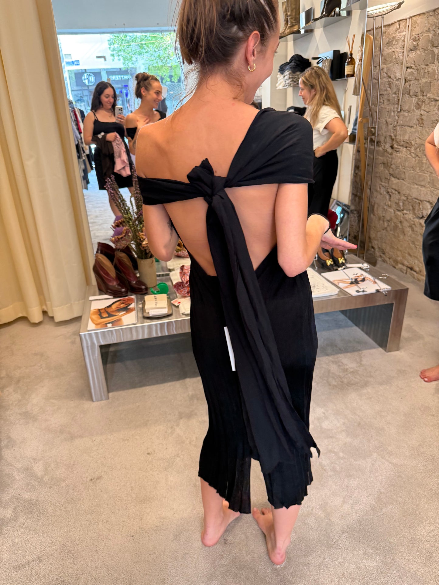 Crea Concept – Sheer Paneled cocktail Dress
