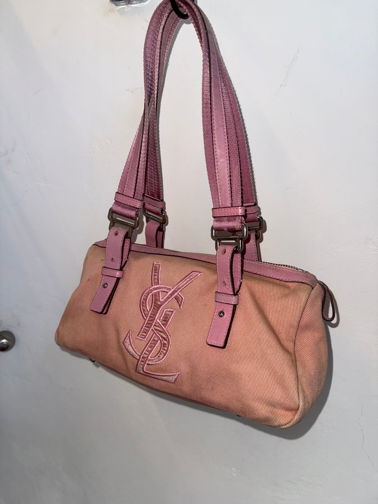 Yves Saint Laurent 2000s pink shoulder bag