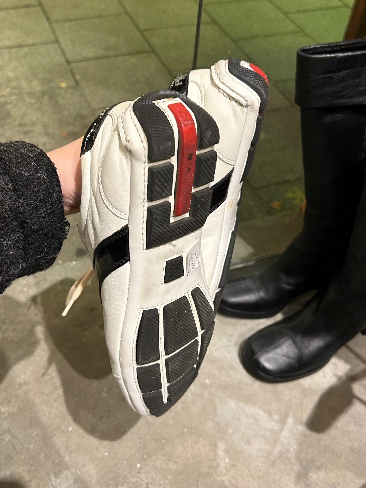 PRADA sport leather sneakers 41 EU