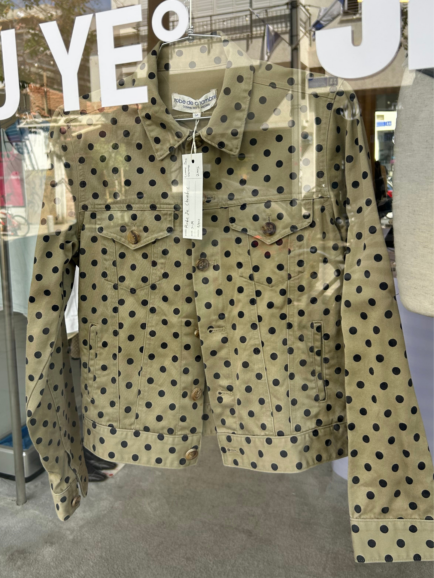 Robe De Chambre Polka Dot Jacket