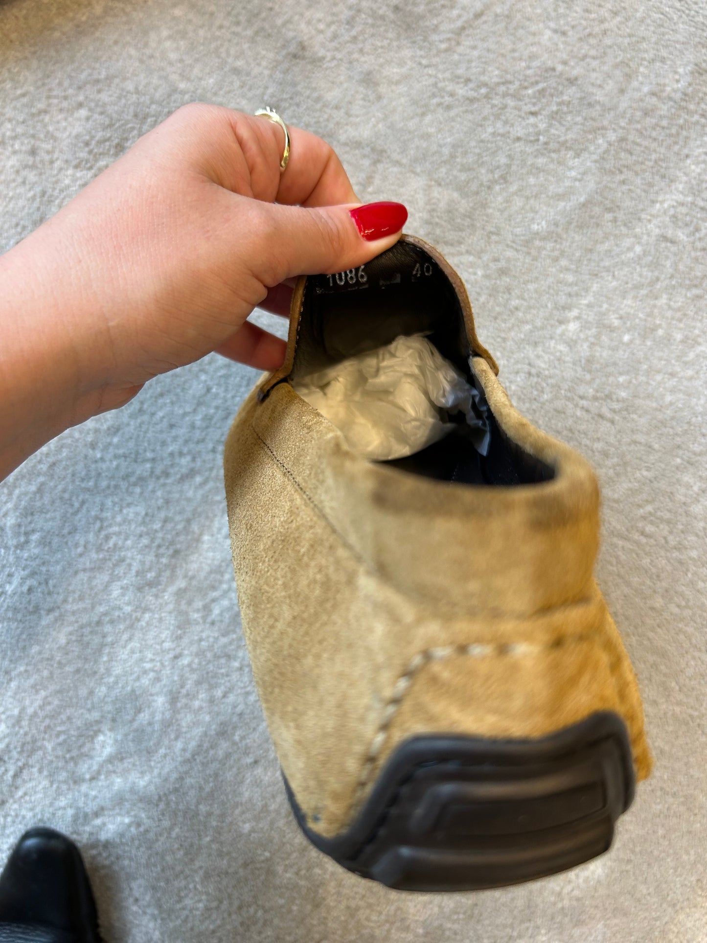 ROBERTO CAVALLI suede loafers