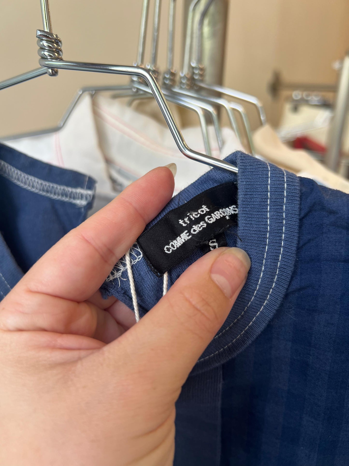 Tricot- Comme Des Garçons patchwork tee