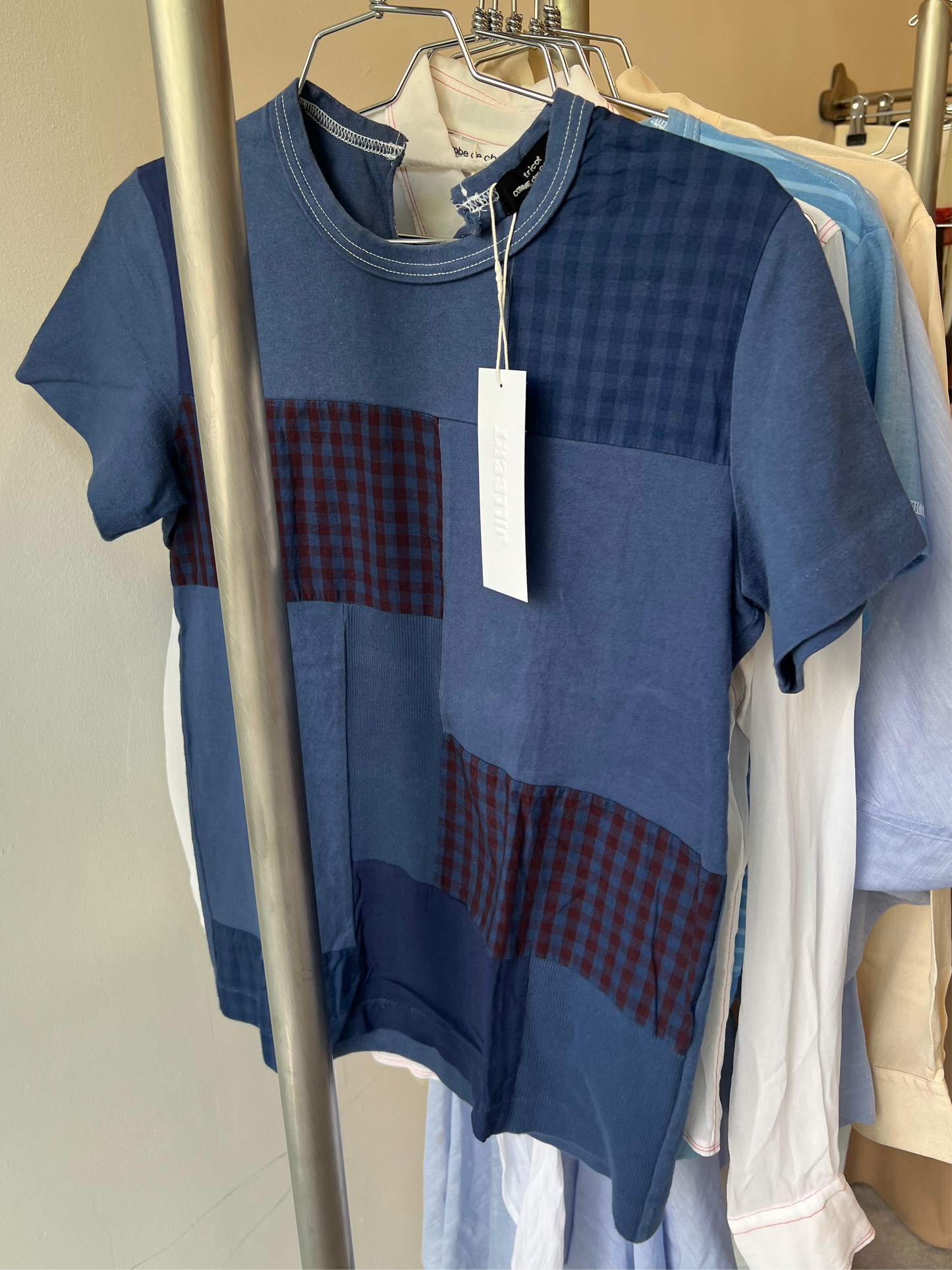 Tricot- Comme Des Garçons patchwork tee