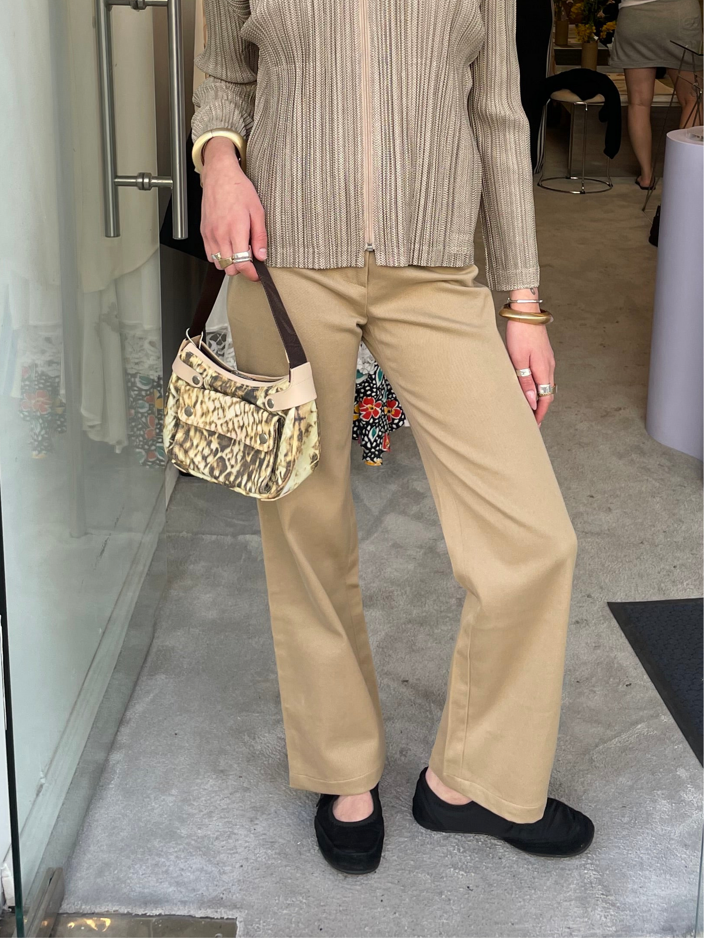 MM6 Maison Margiela khaki pants