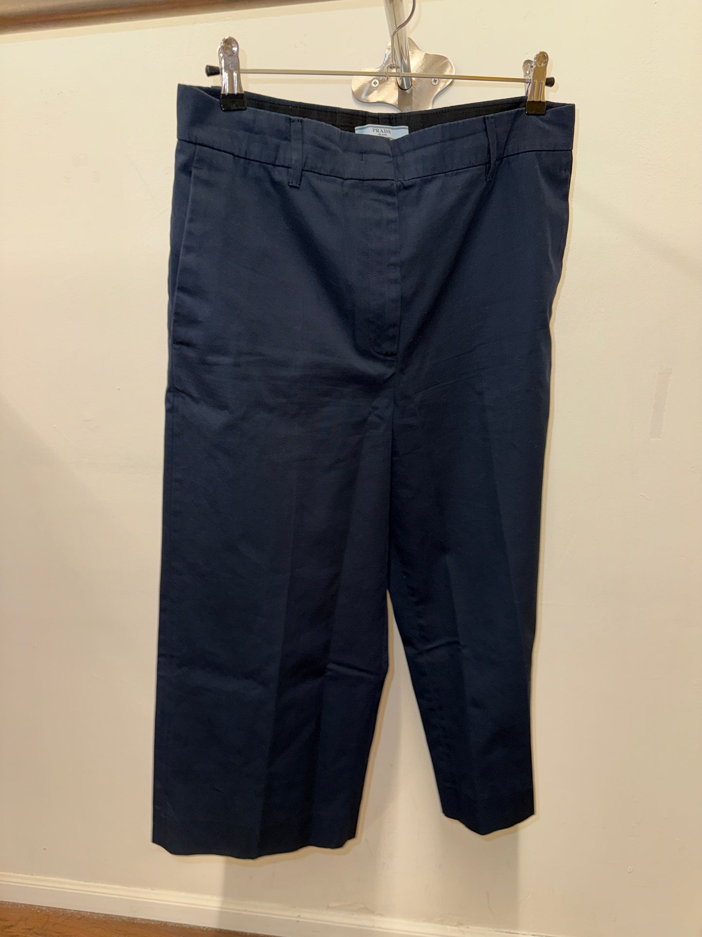 PRADA dark navy full-length trousers