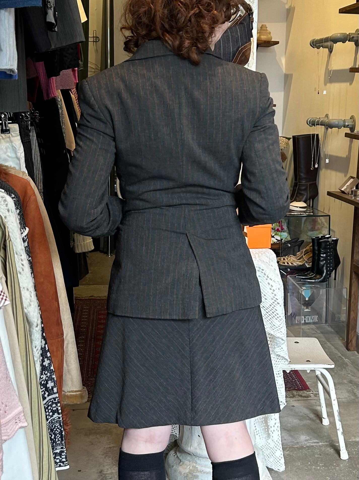 Rose d vintage suit