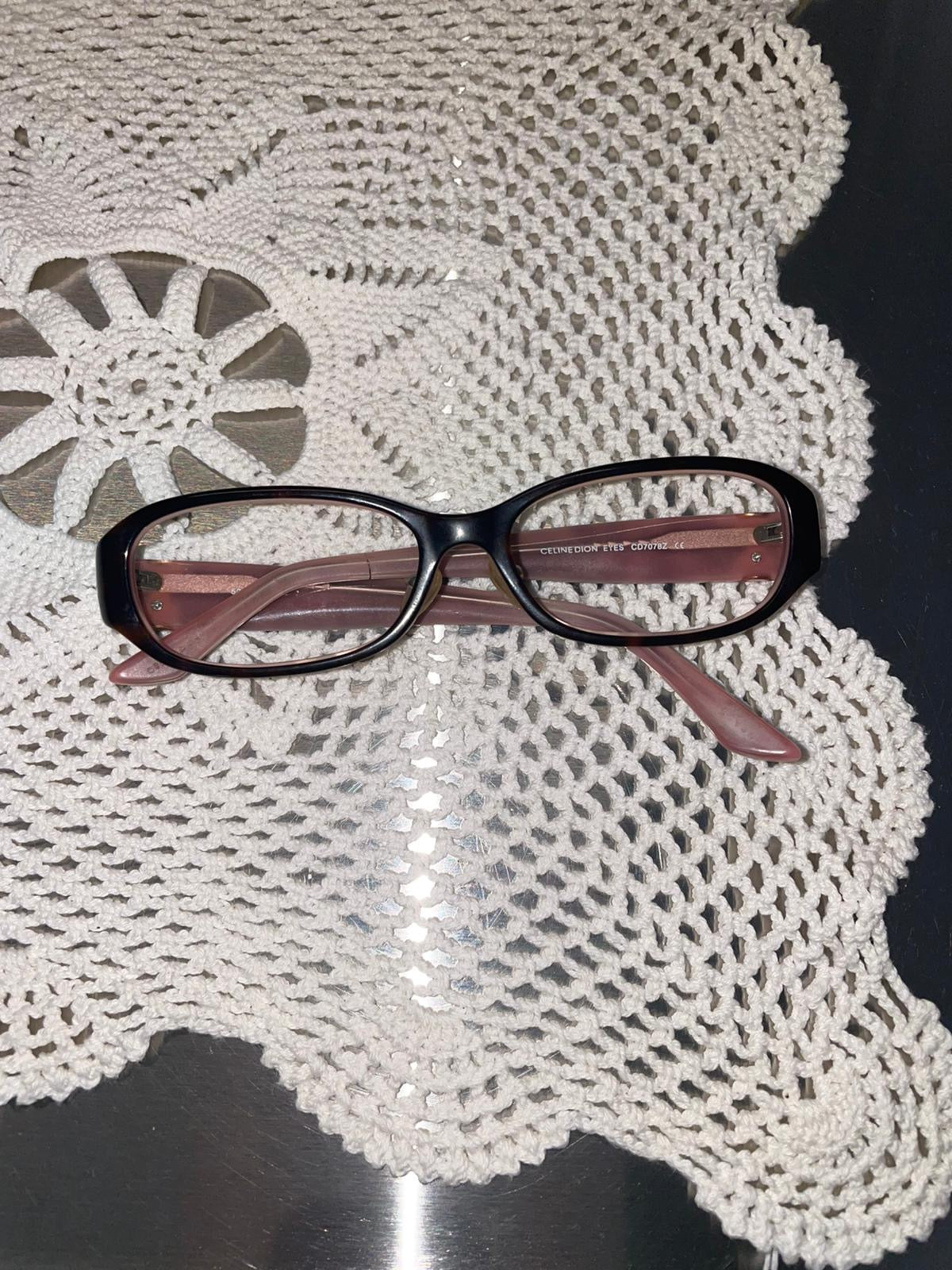 Celine Dion Eyes Crystal Optical Frame