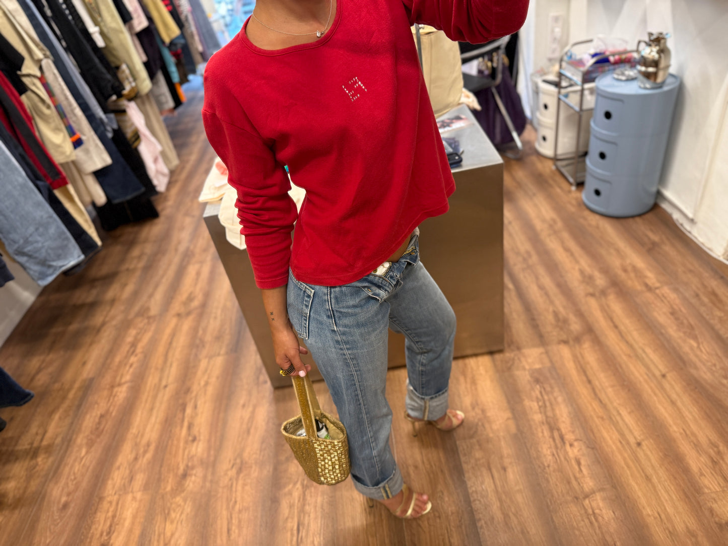 Fendi FF Logo Cotton Top