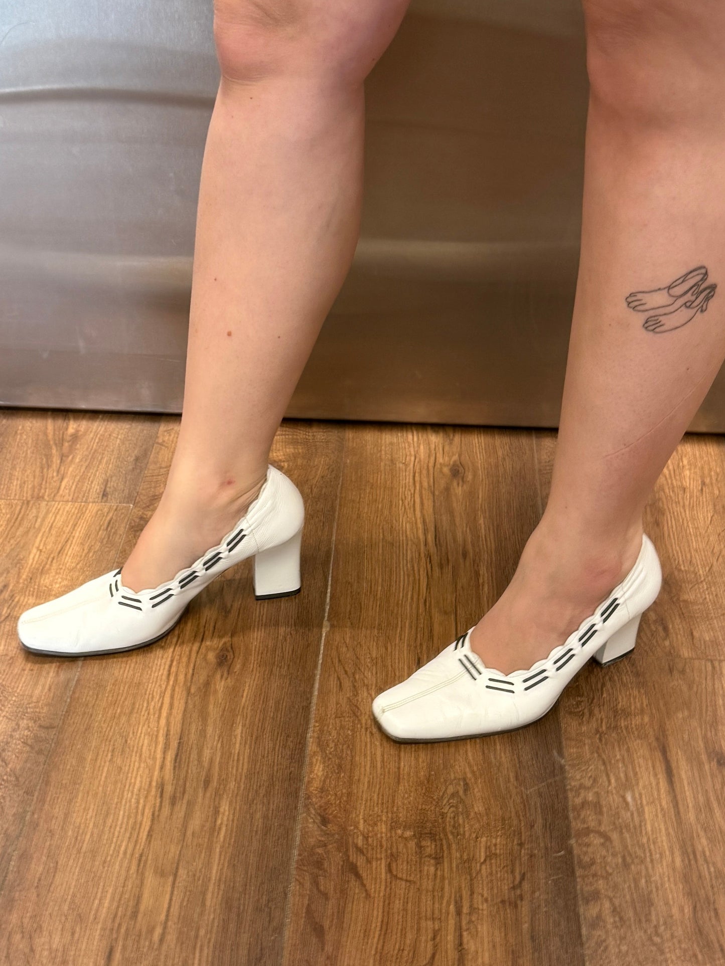 Jean Paul Gaultier Femme Sculptural Leather Pumps c. 1996–1999