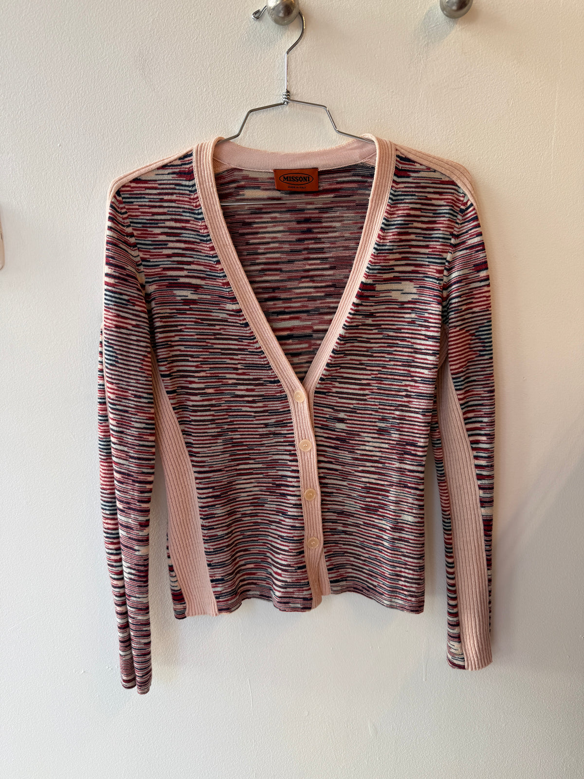 Vintage Missoni Space-Dye Knit Cardigan 1990s