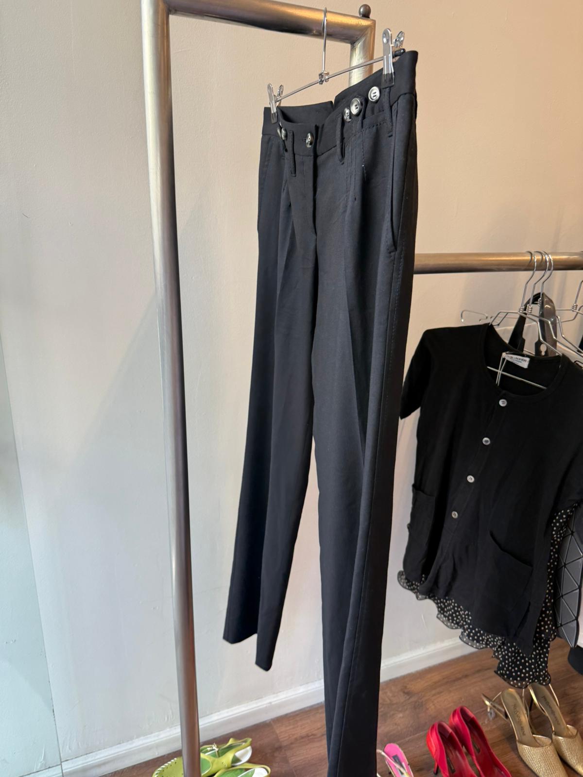 Dolce & Gabbana Low Waist Button Trousers