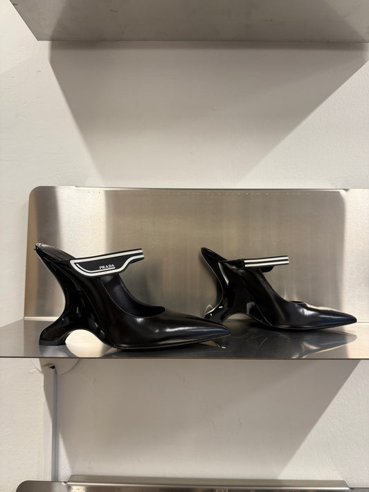 Prada FW22 Spazzolato Mules