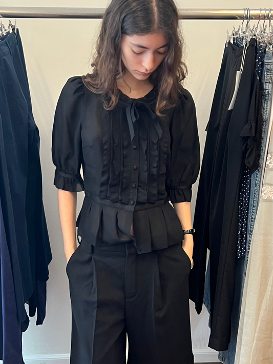 Chloé Formal Ribbon Blouse