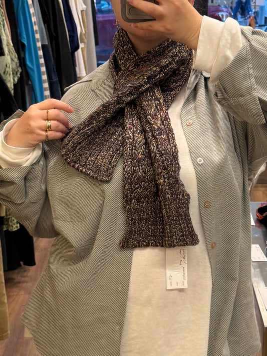 Vivienne Westwood Wool Cable Knit Scarf
