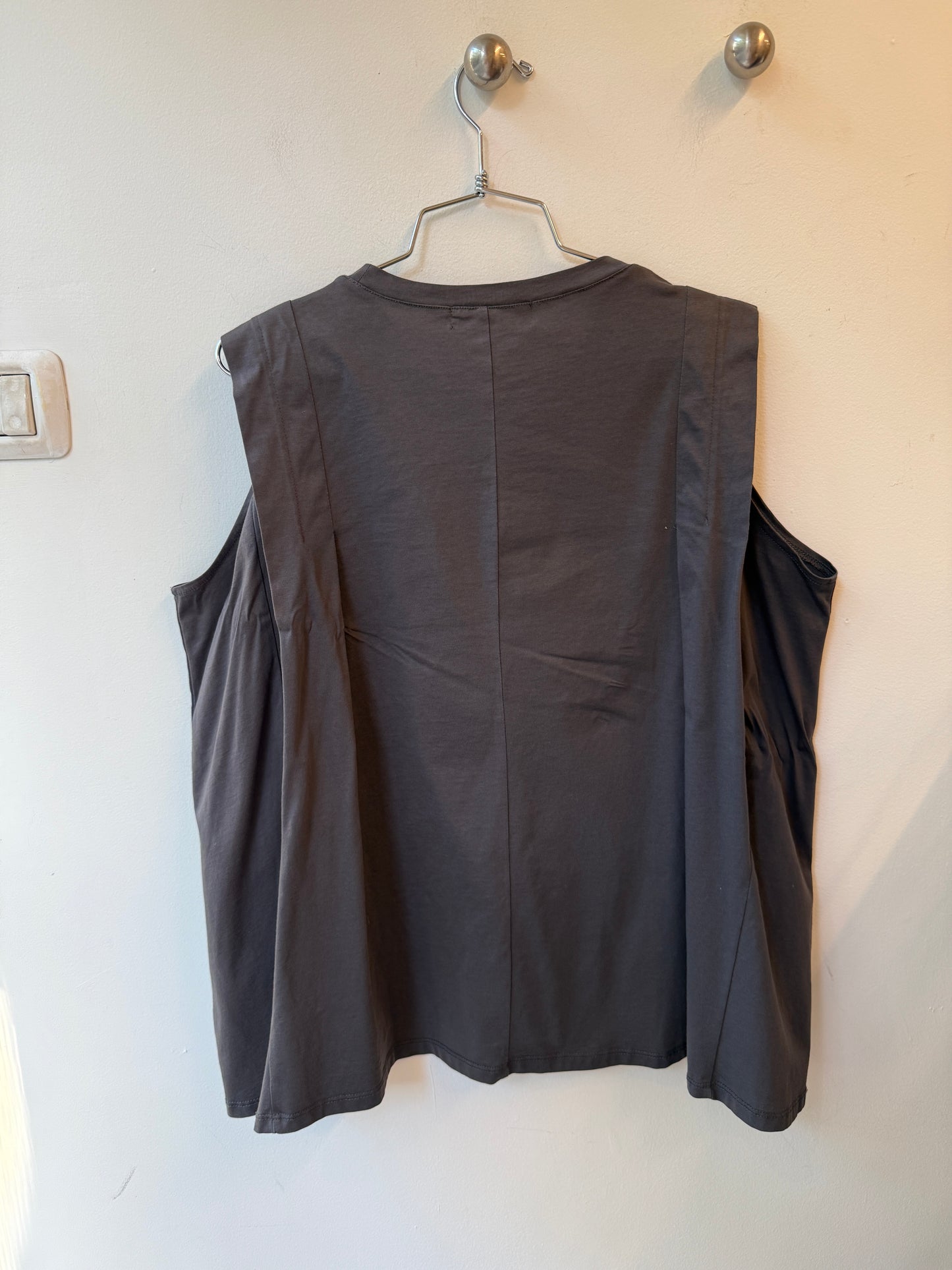 Audrey and John Wad Cotton Shoulder Top