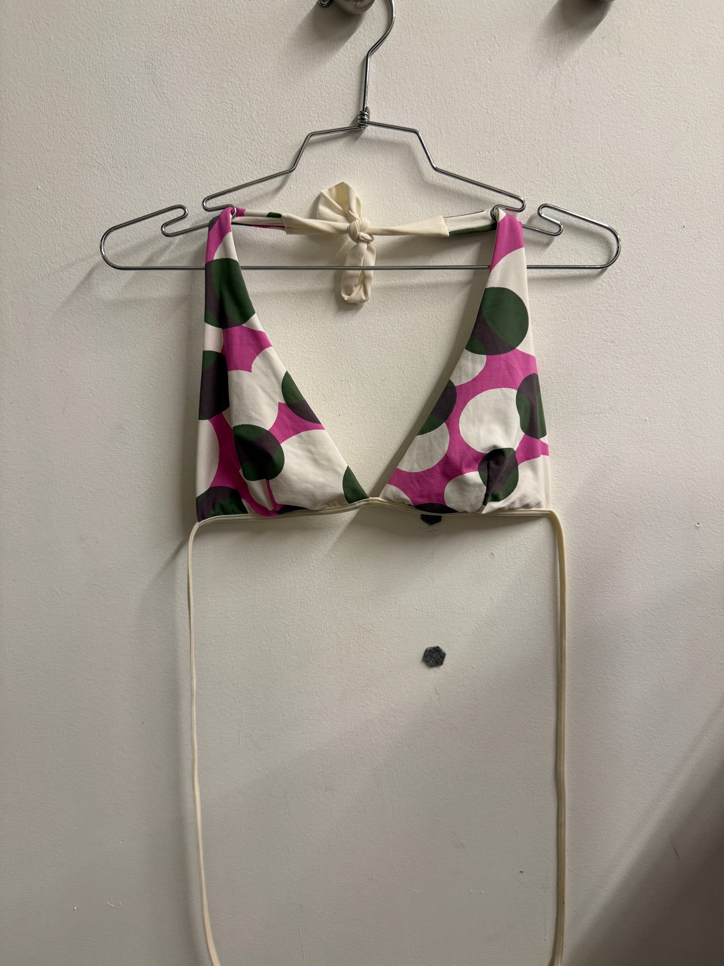 Vintage Printed Bikini Top