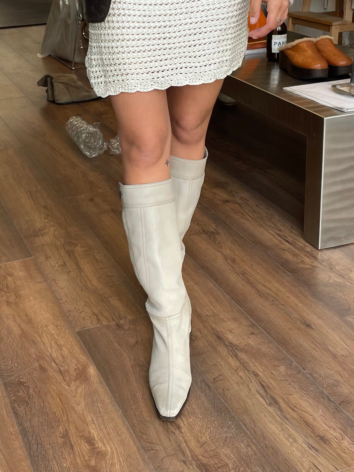 Miu Miu Nubuck Knee-High Boots 2003's 35.5 EU