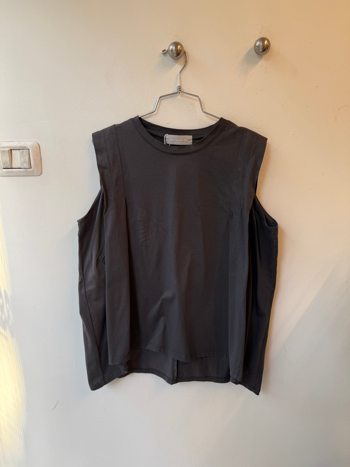 Audrey and John Wad Cotton Shoulder Top