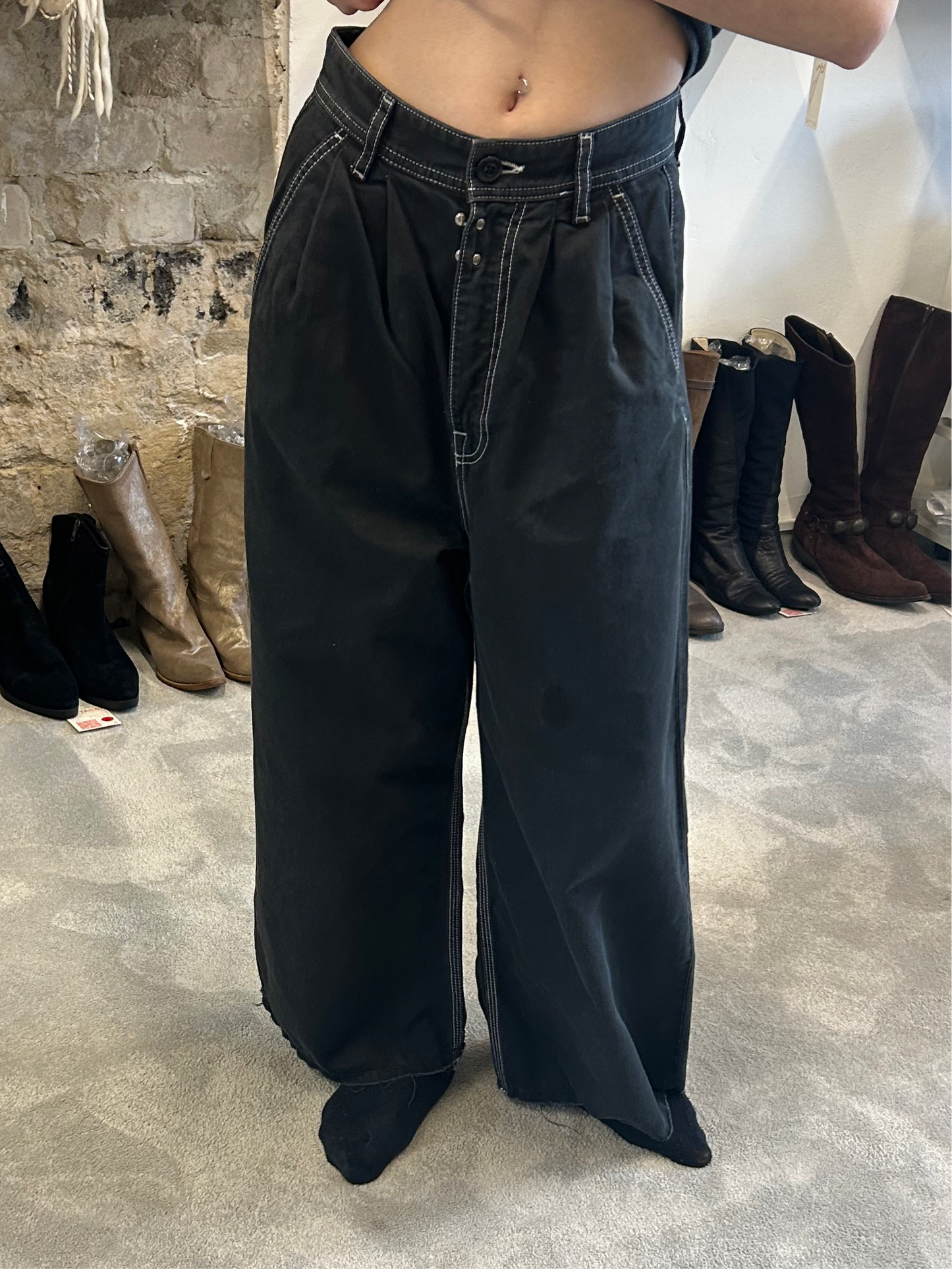 MM6 Maison Margiela wide leg pants