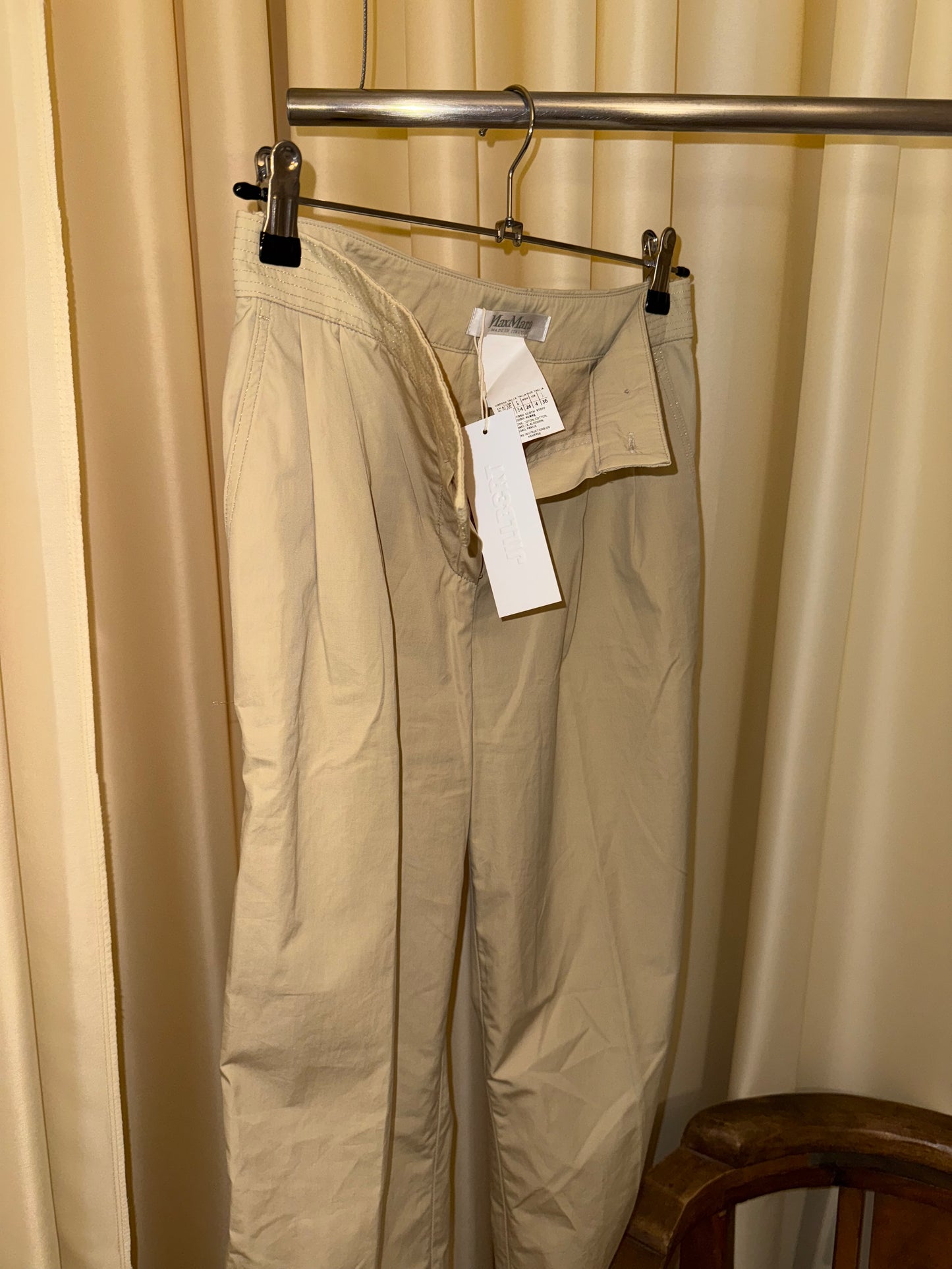Max Mara lightweight cotton trouser