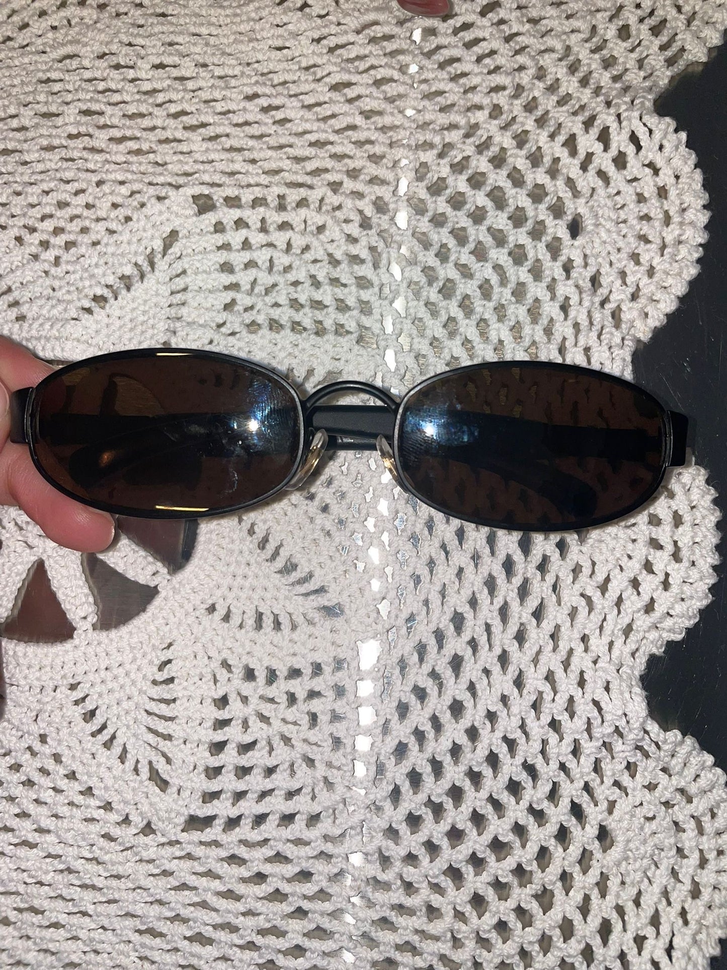 Slim Oval Sunglasses c. 2000s