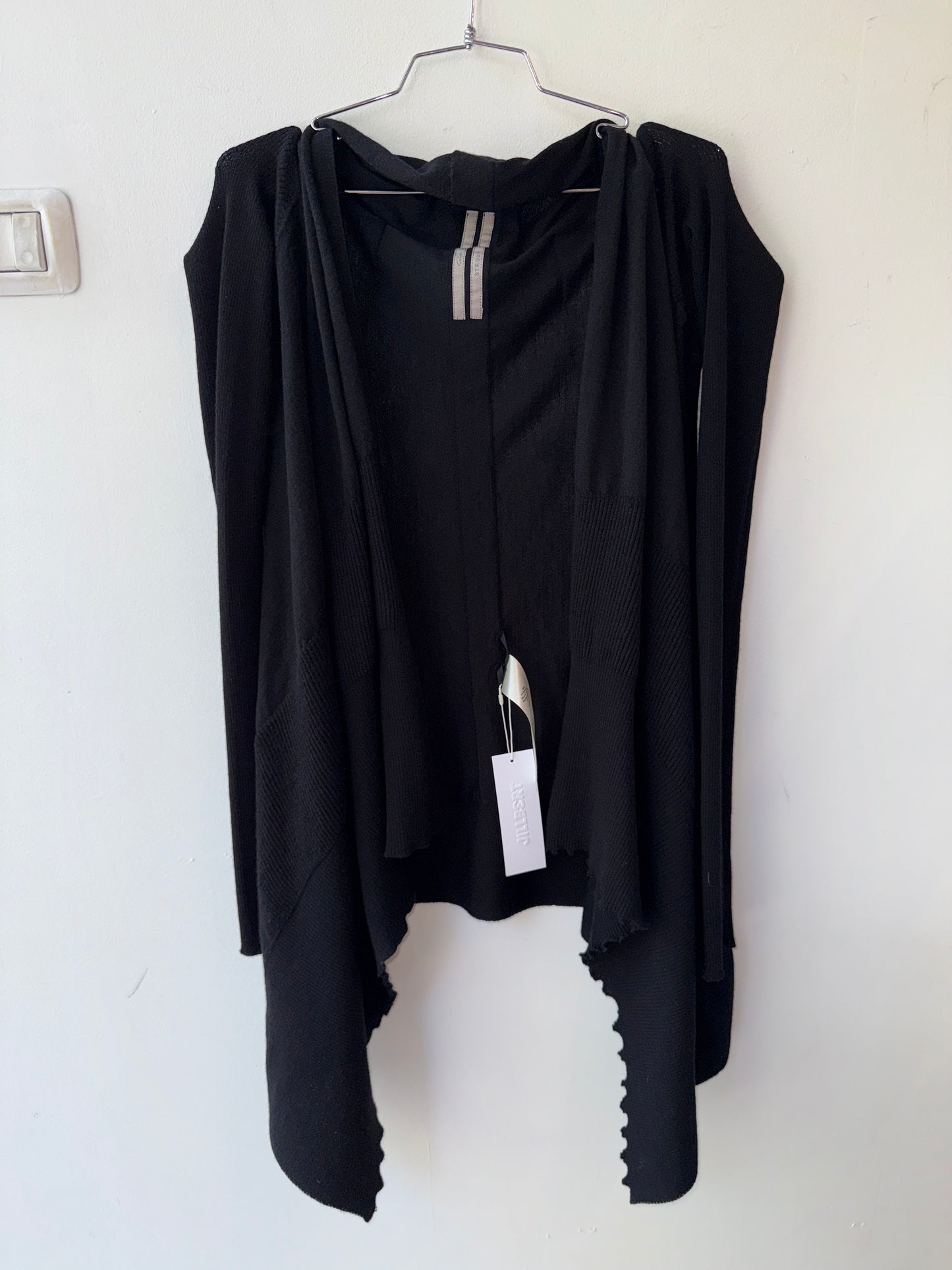 Rick Owens Lilies Draped Silk Blend Cardigan c. 2008