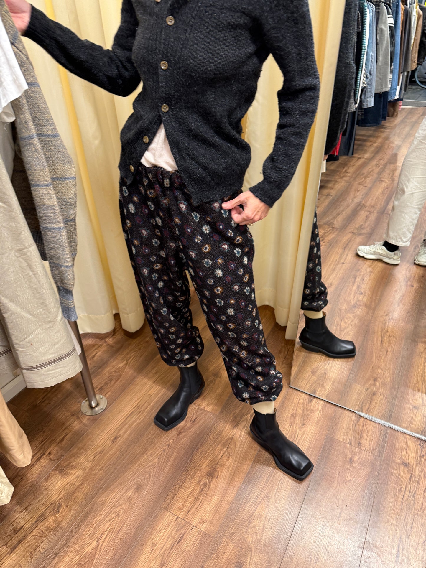 Marni Black Square-Toe Chelsea Boots