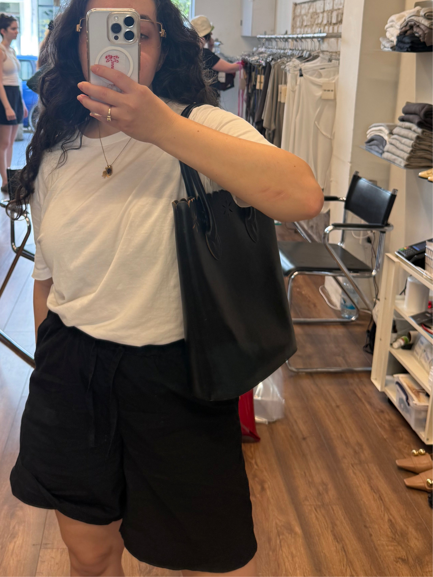 Comme des Garçons Leather Tote Bag