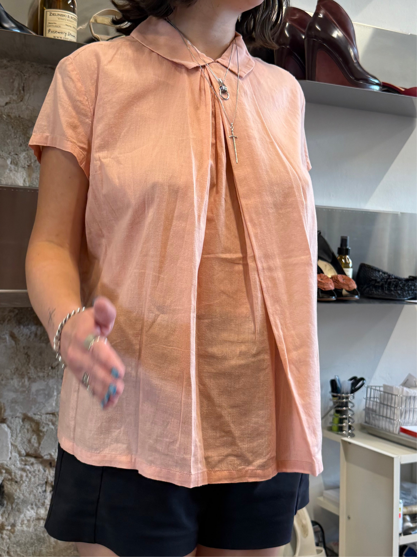 Kapital Peach Cotton Blouse