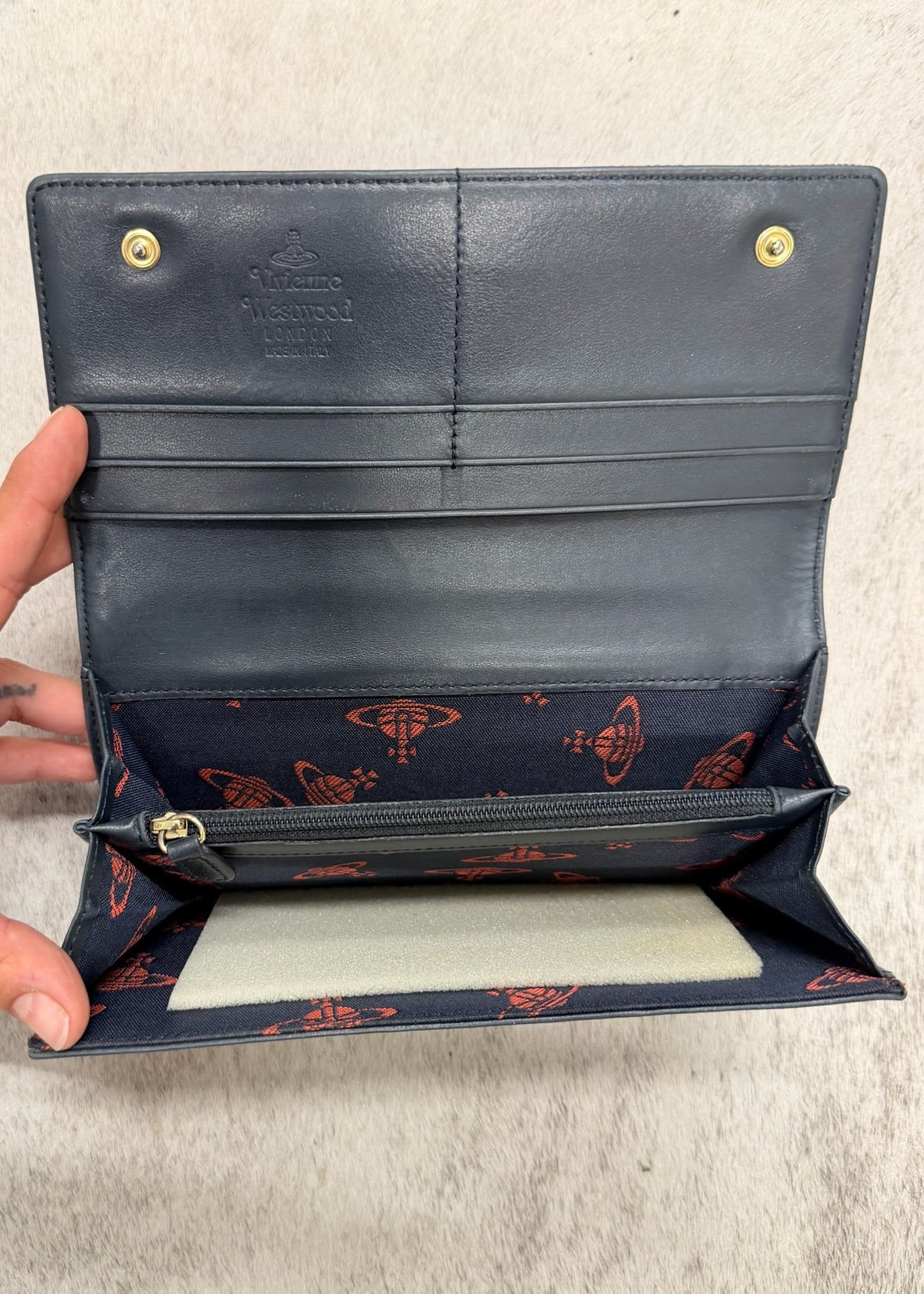 Vivienne Westwood Tartan Long Flap Wallet