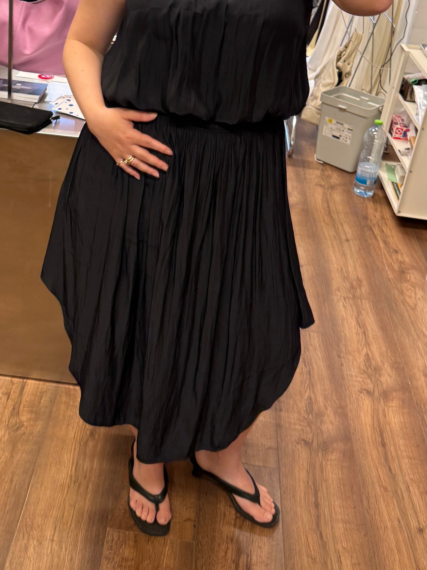 Ramy Brook Gathered Midi Dress