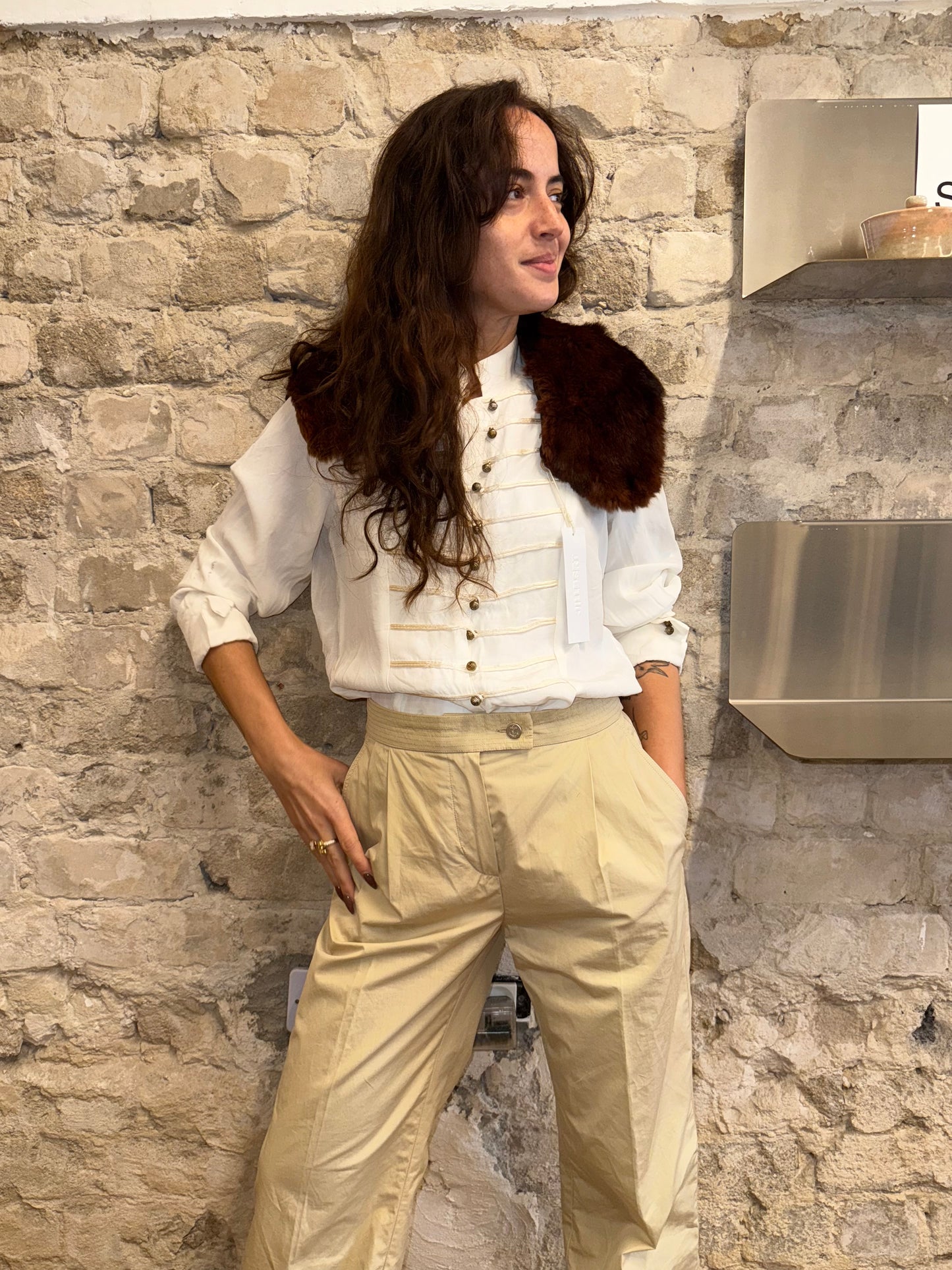 Max Mara lightweight cotton trouser