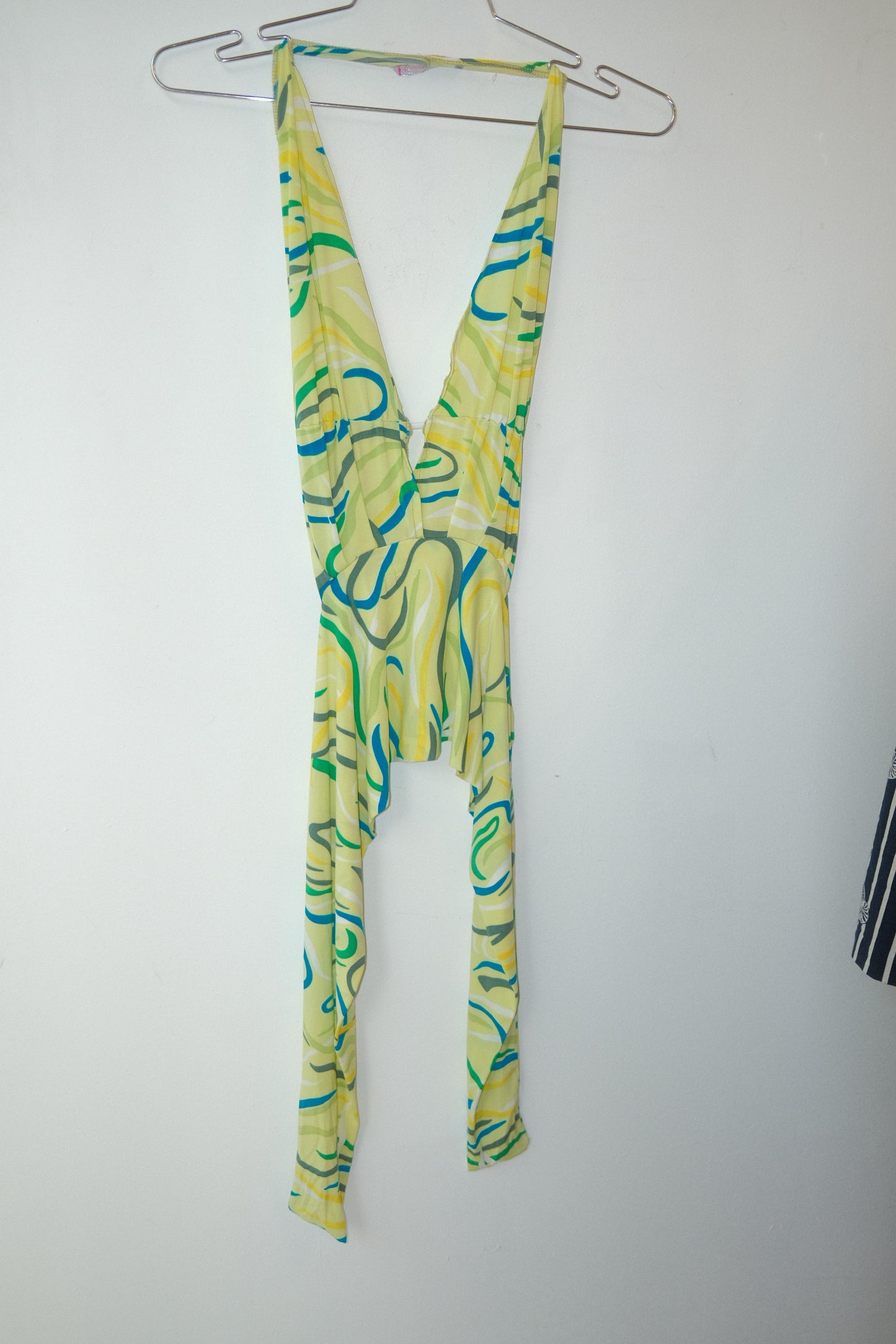 Y2K Psychedelic Halter Top