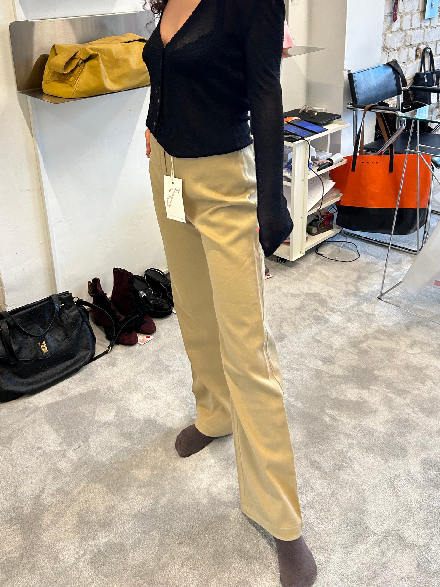 MM6 Maison Margiela khaki pants