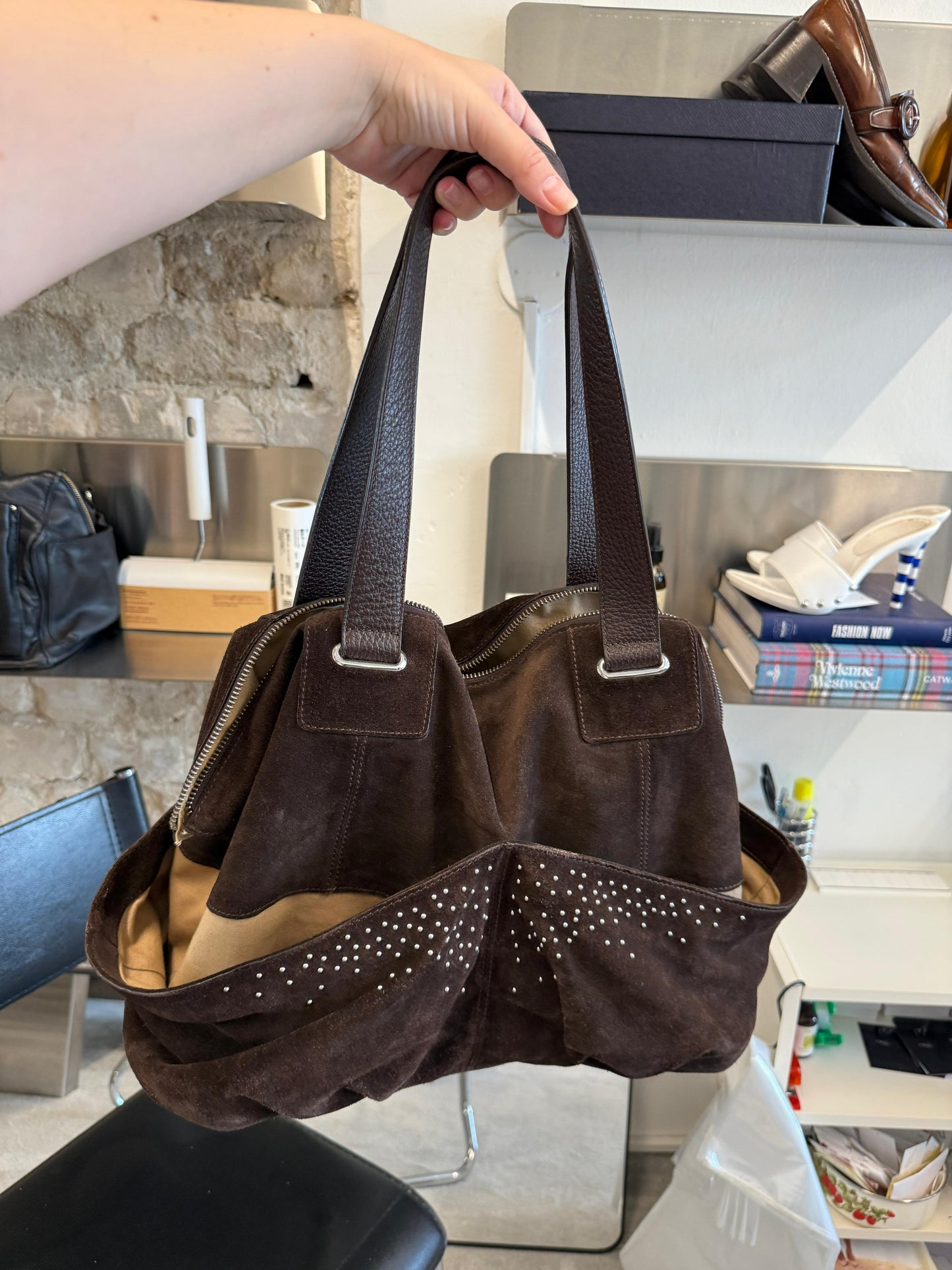 Sportmax Suede Bag