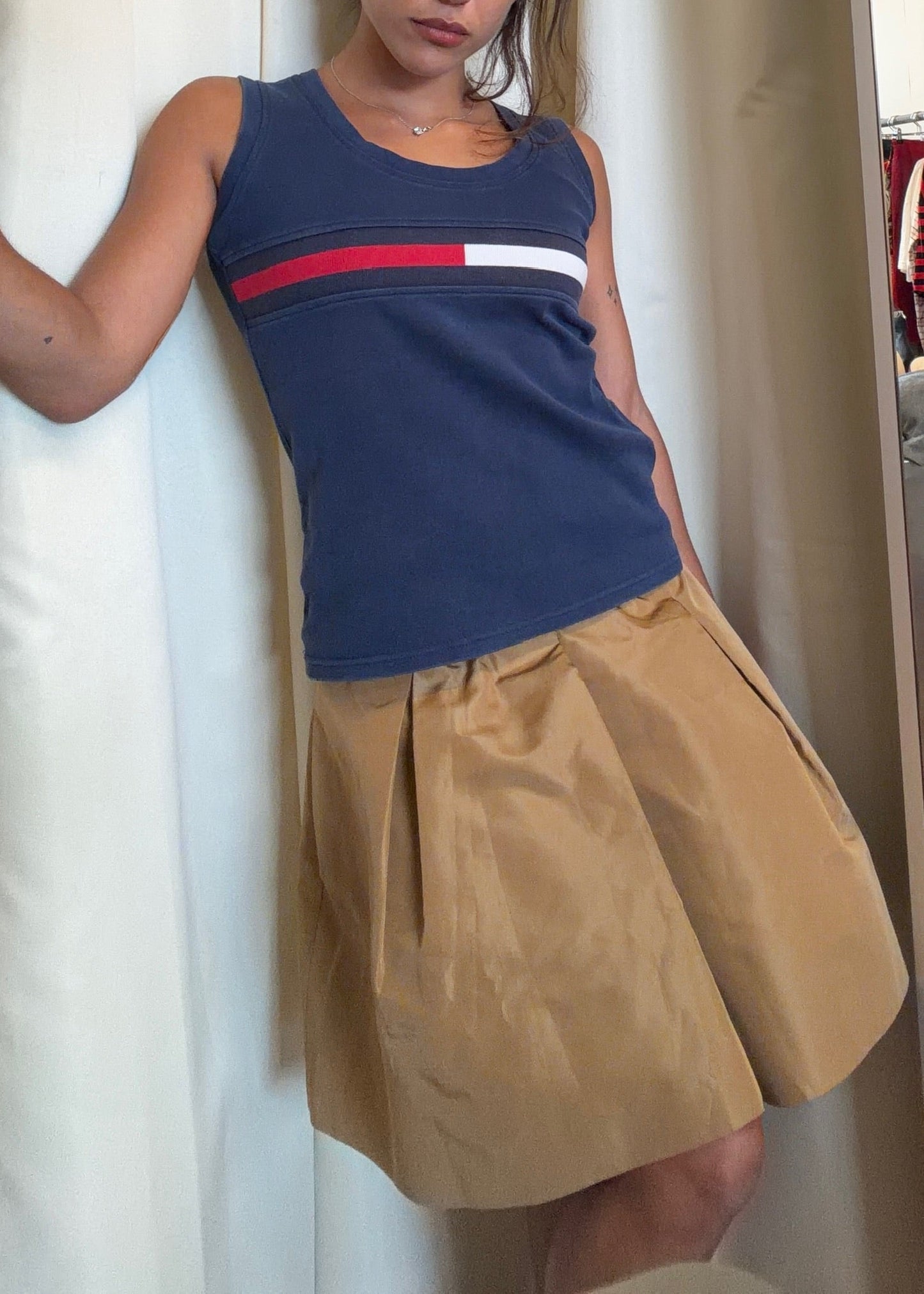 Tommy Girl 1990s Flag Stripe Tank Top
