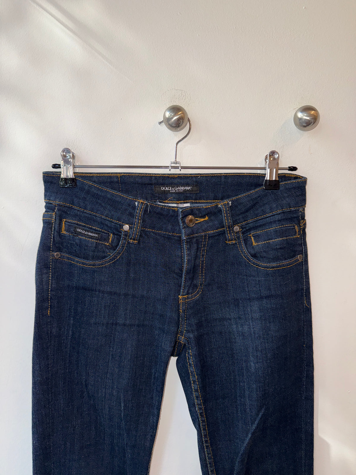2000s Dolce & Gabbana Dark Wash Skinny Jeans