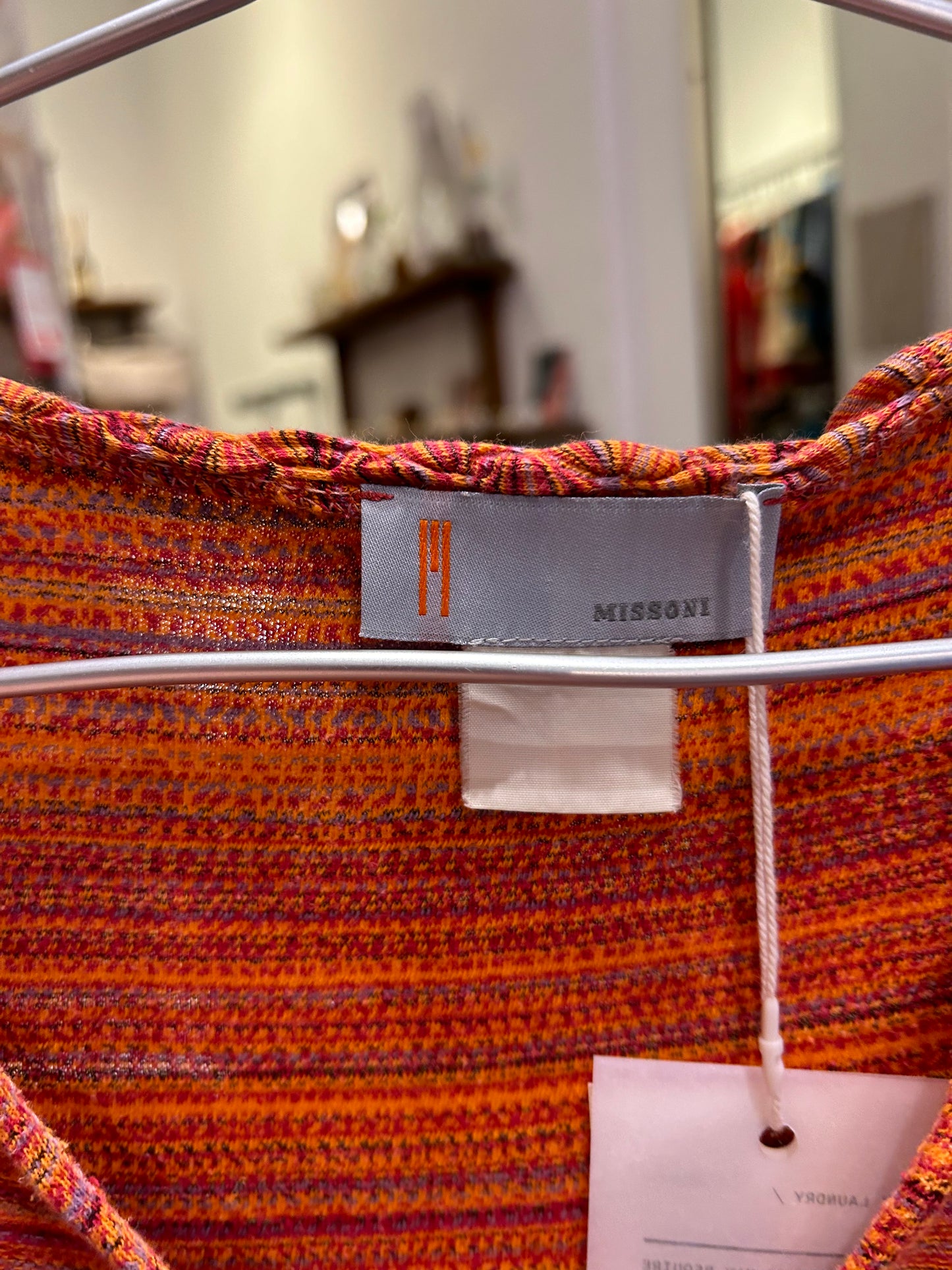 MISSONI orange red knit