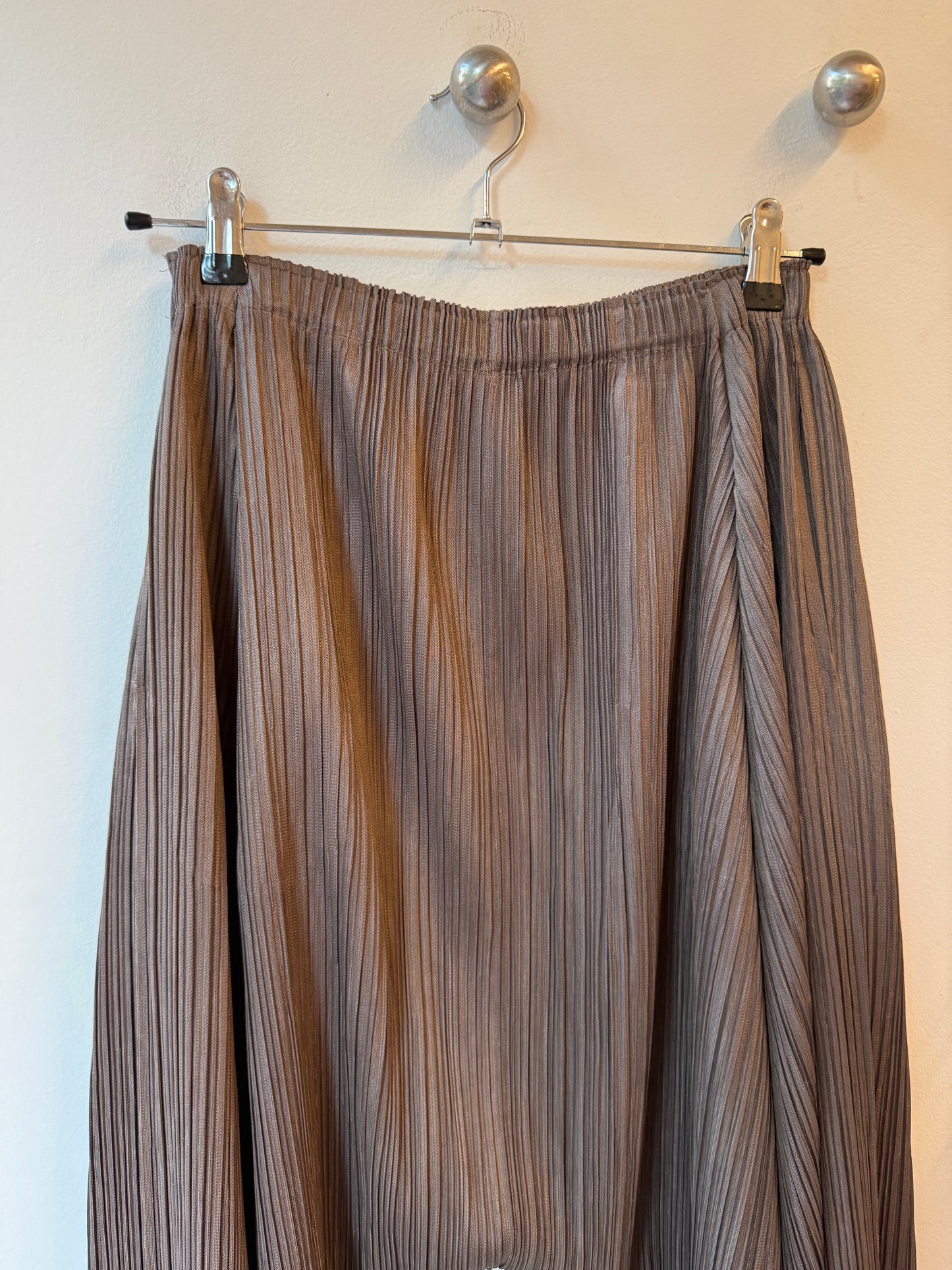 Pleats Please Issey Miyake Sculptural Drop-Crotch Pants