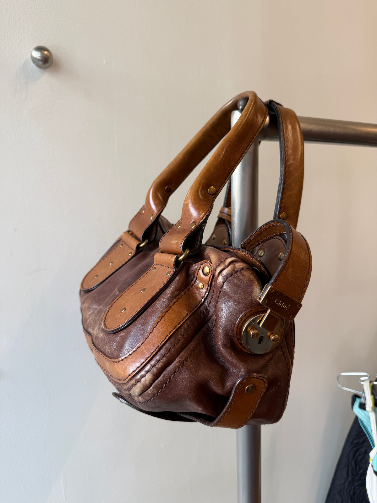 Chloe Paddington Padlock Satchel