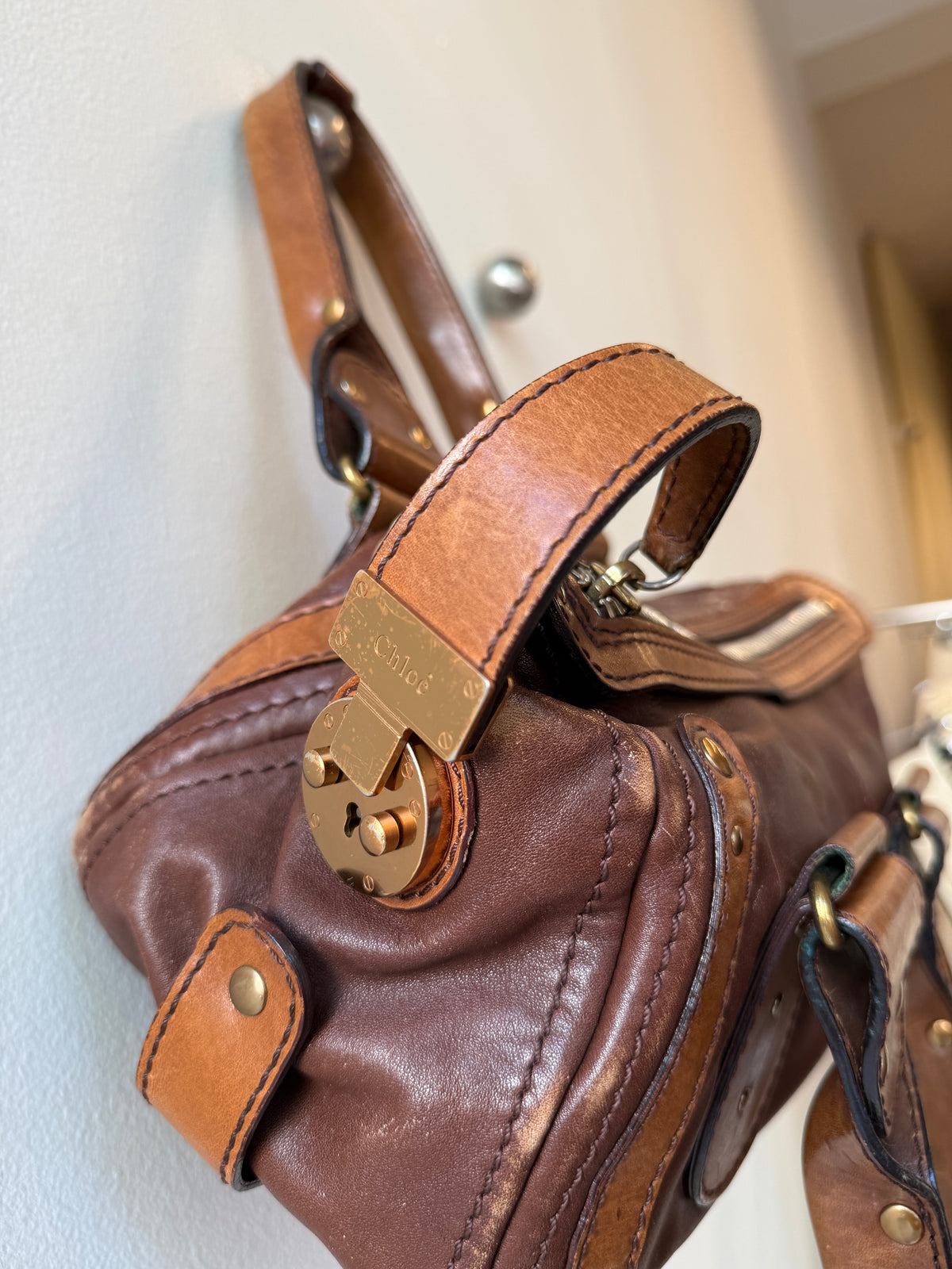 Chloe Paddington Padlock Satchel