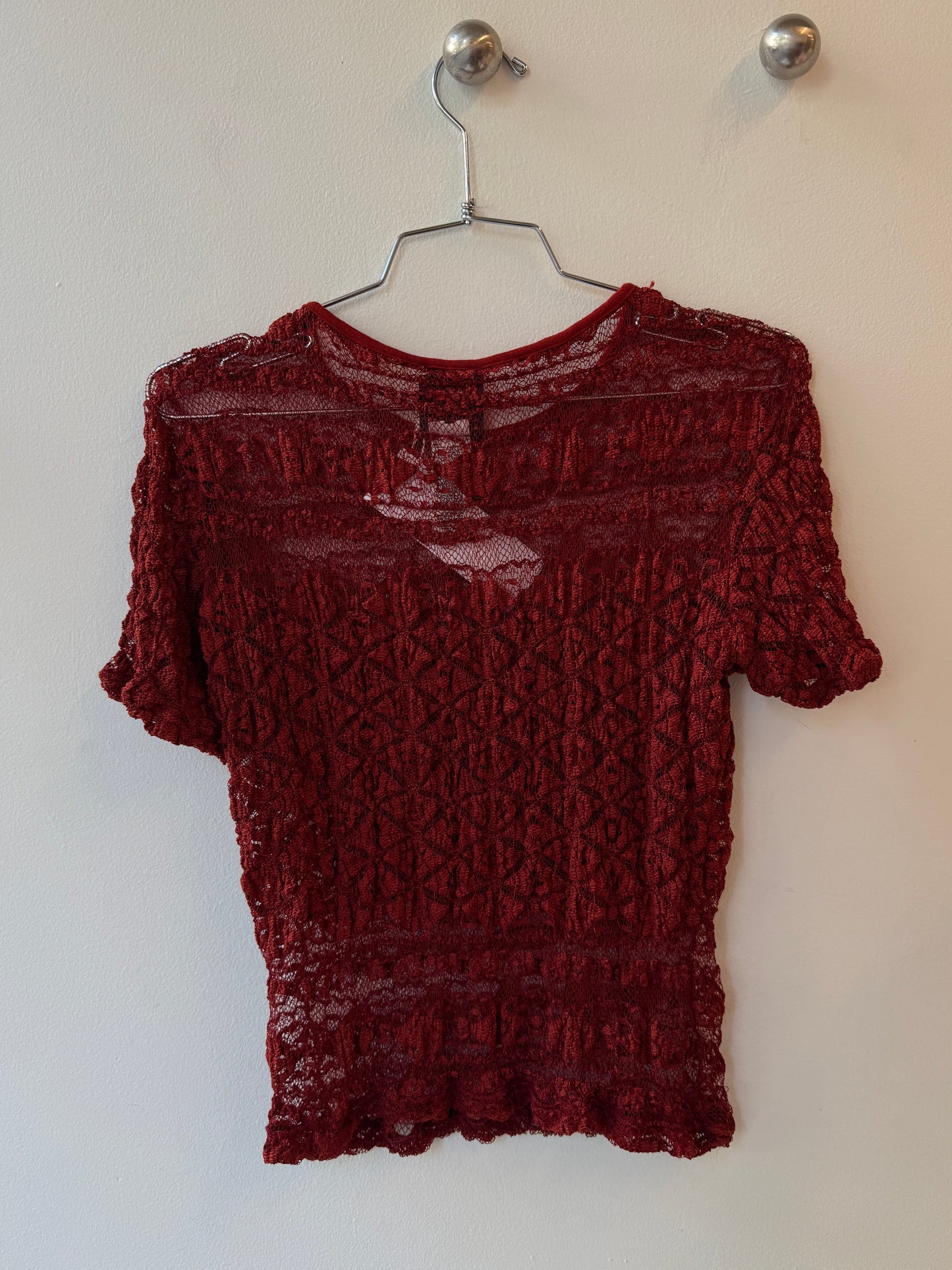 Bazar de Christian Lacroix late 1990s lace top