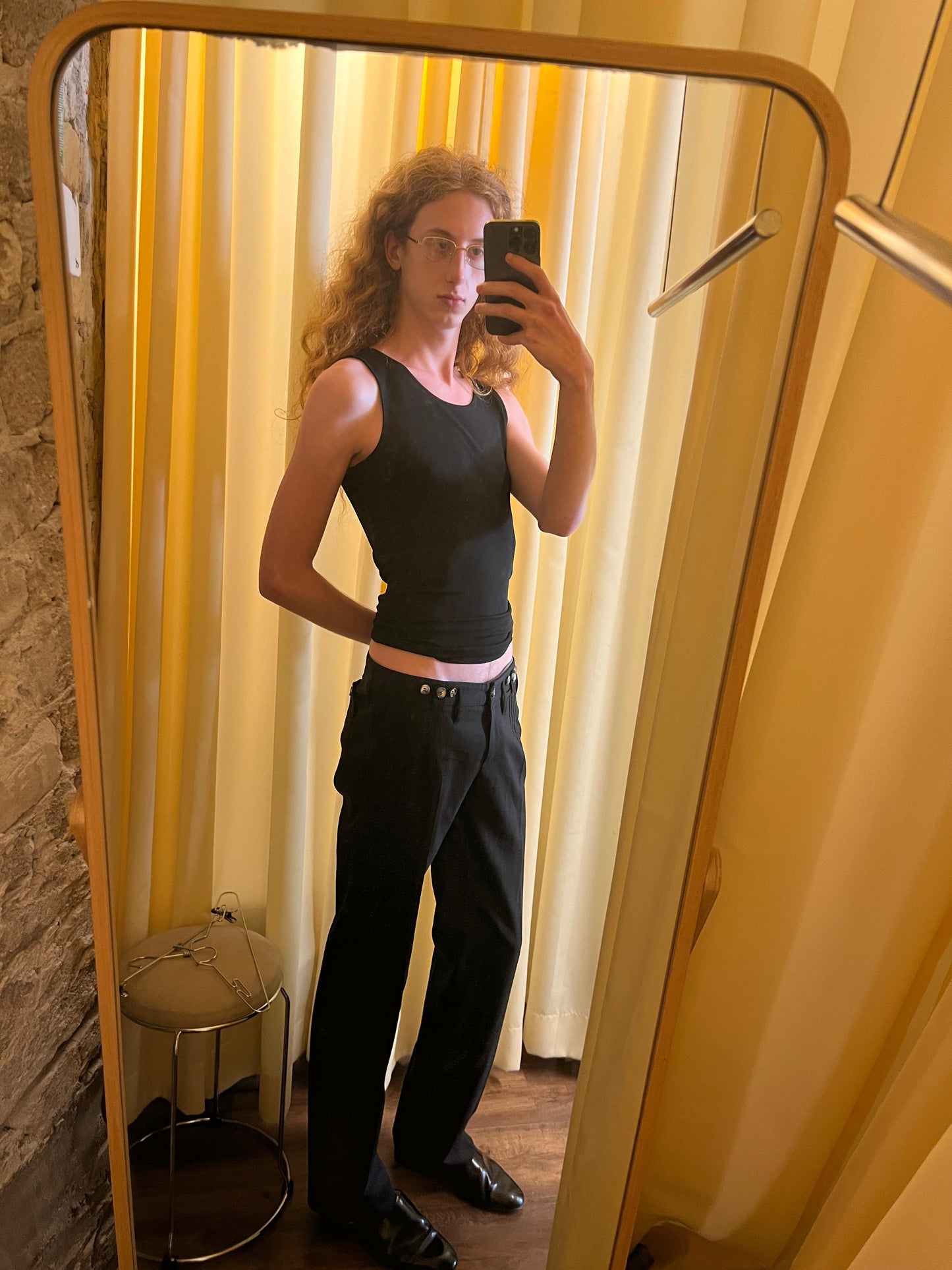 Dolce & Gabbana Low Waist Button Trousers