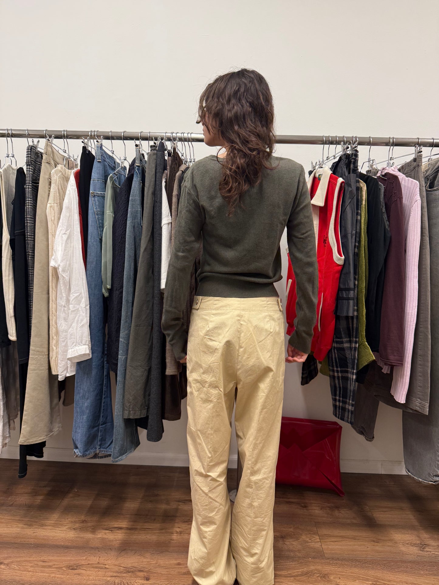 Max Mara lightweight cotton trouser